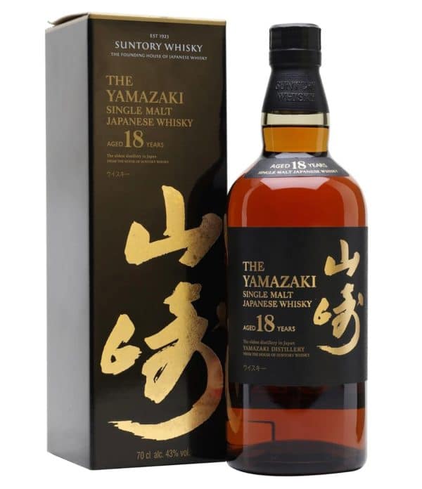 The Yamazaki 18 Year Single Malt Japanese Whiskey